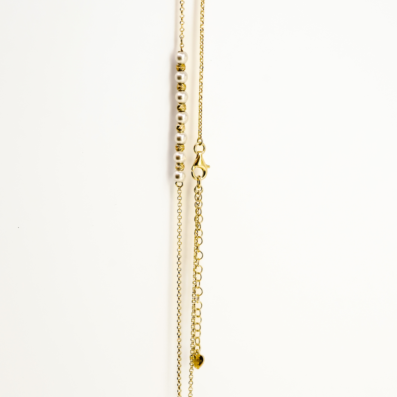 Gold-Plated Sterling Silver Beaded Necklace – 40 to 45cm – 3.1g #68267 Gold-Plated Sterling Silver Beaded Necklace – 40 to 45cm – 3.1g #68267 - Image 4