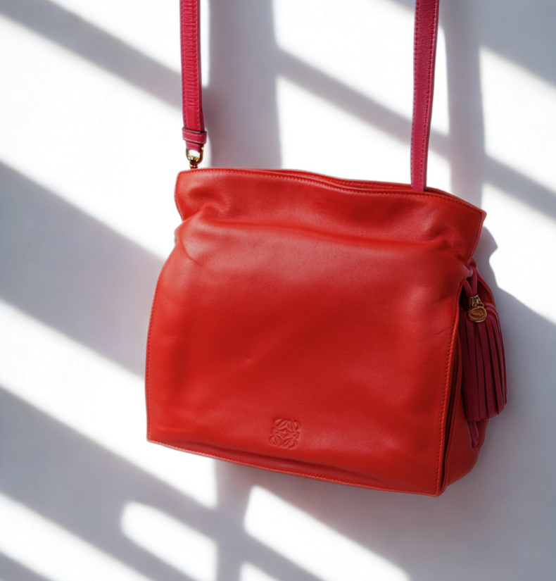Loewe Flamenco 22 Bag With Tag & Dust Bag - Red #68471 Loewe Flamenco 22 Bag With Tag & Dust Bag - Red #68471 - Image 2