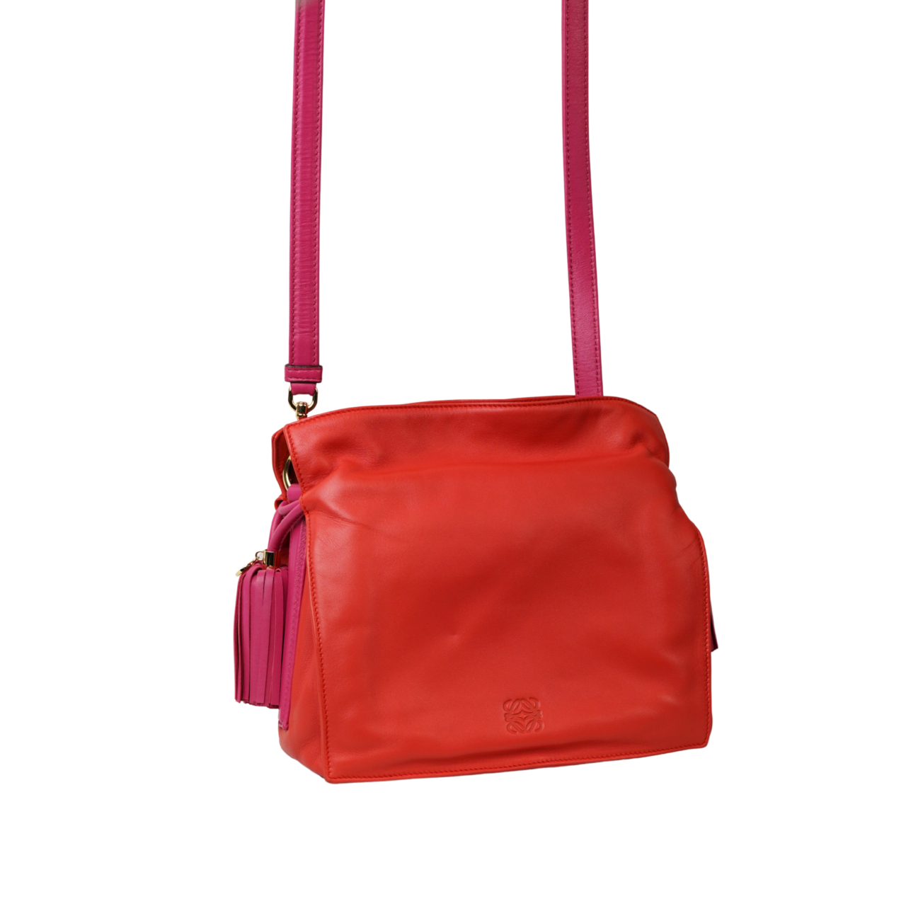 Loewe Flamenco 22 Bag With Tag & Dust Bag - Red #68471 Loewe Flamenco 22 Bag With Tag & Dust Bag - Red #68471 - Image 4