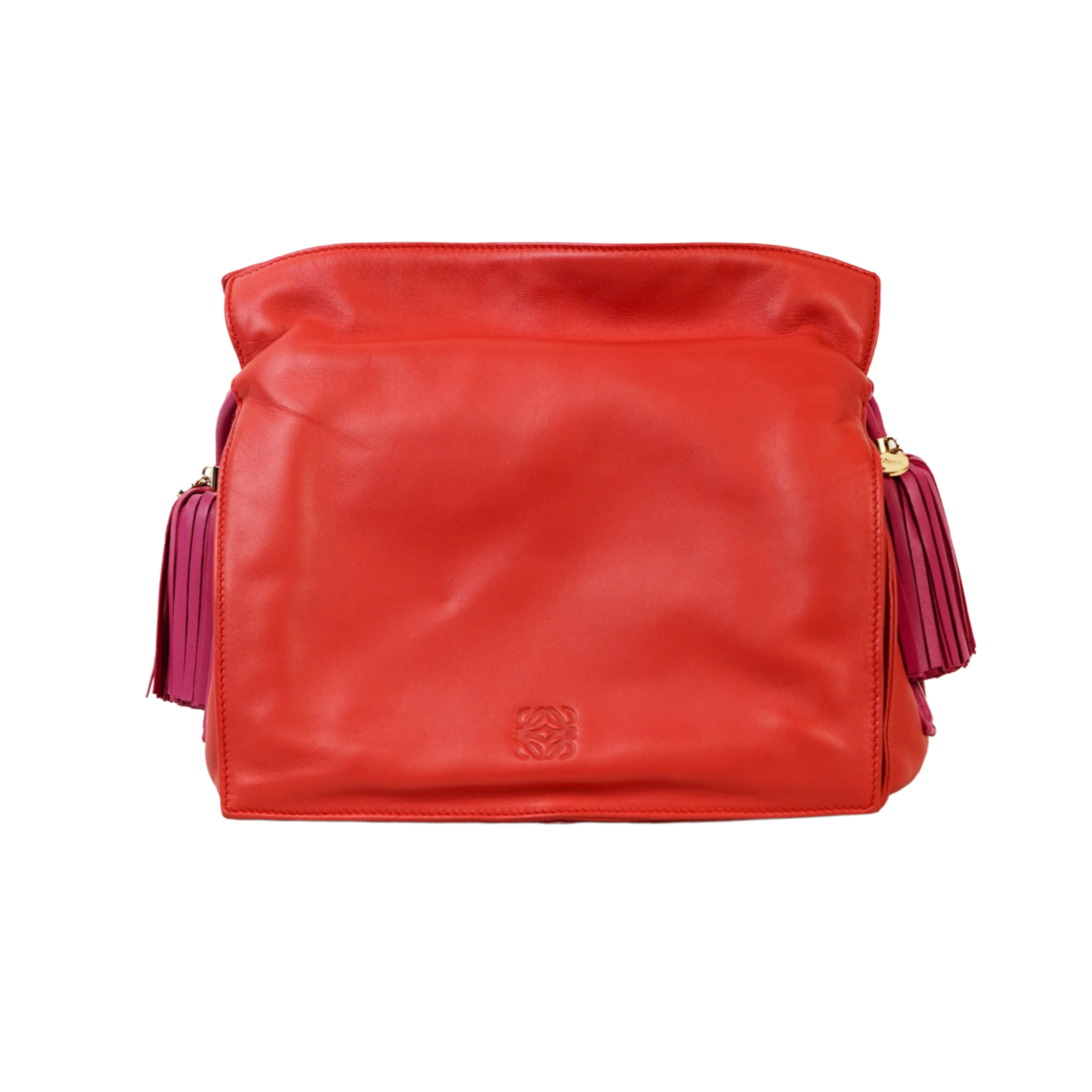 Loewe Flamenco 22 Bag With Tag & Dust Bag - Red #68471 Loewe Flamenco 22 Bag With Tag & Dust Bag - Red #68471 - Image 5