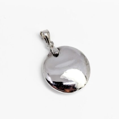 Sterling Silver David Leonardo Round Pendant #68462