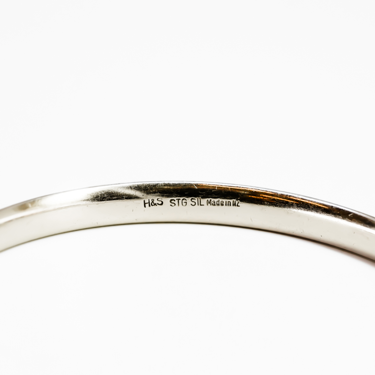 Sterling Silver Ornate Round Bangle 65mm #68563 Sterling Silver Ornate Round Bangle 65mm #68563 - Image 6