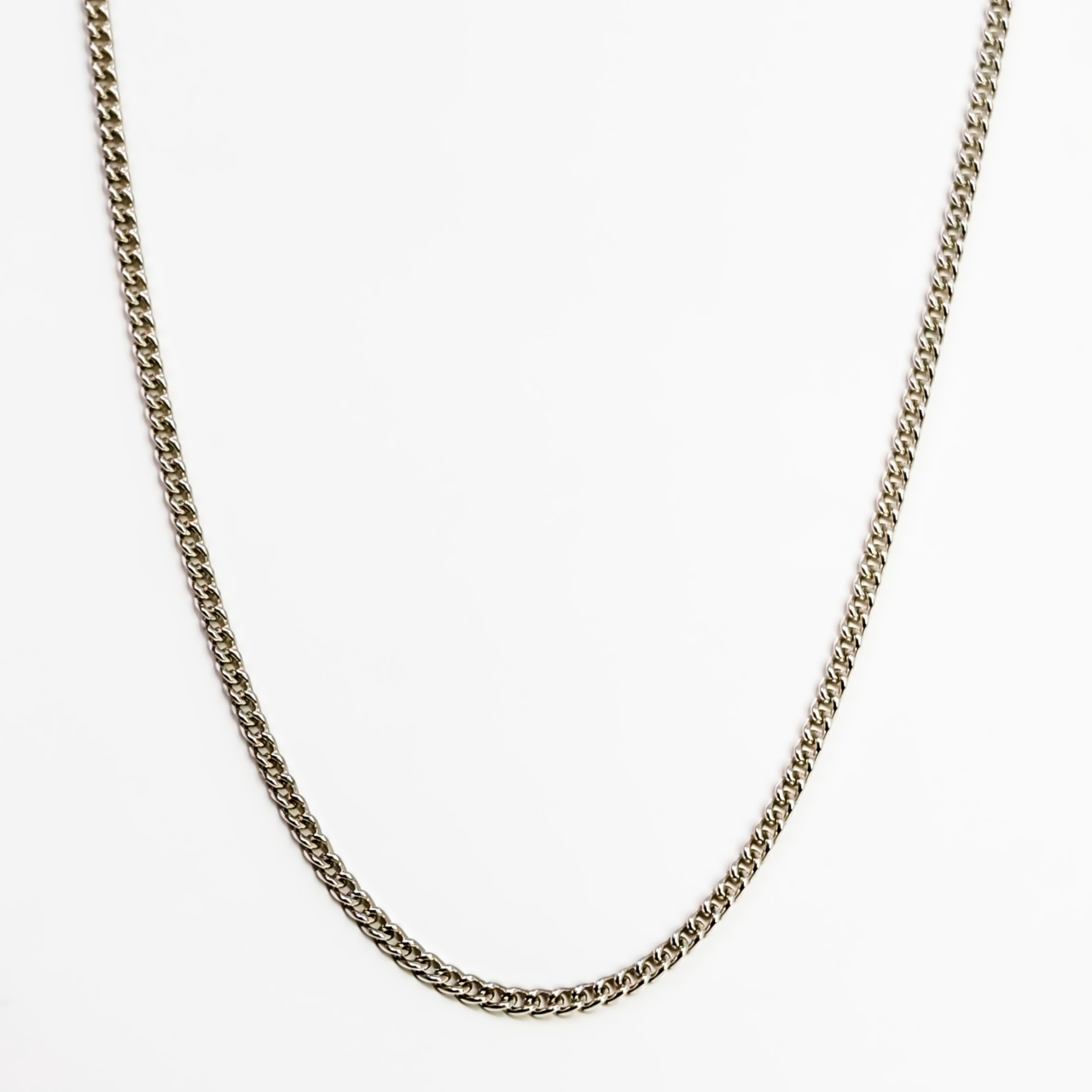 Sterling Silver Round-Curb Link Chain 10.9gr 51cm (2.7mm Wide Link) #68463