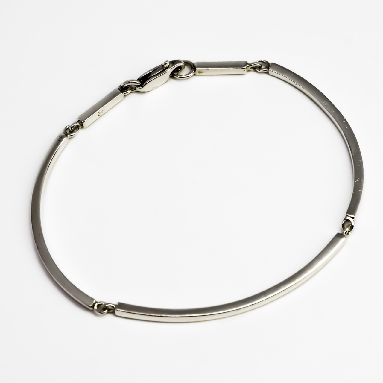 Sterling Silver Segmented Link Bracelet – 17cm #67533 Sterling Silver Segmented Link Bracelet – 17cm #67533