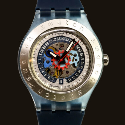 Swatch Diaphane Irony Automatic Watch – 21 Jewels – 41mm #68750