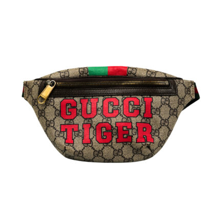 Gucci GG Supreme Tiger Belt Bag #68576