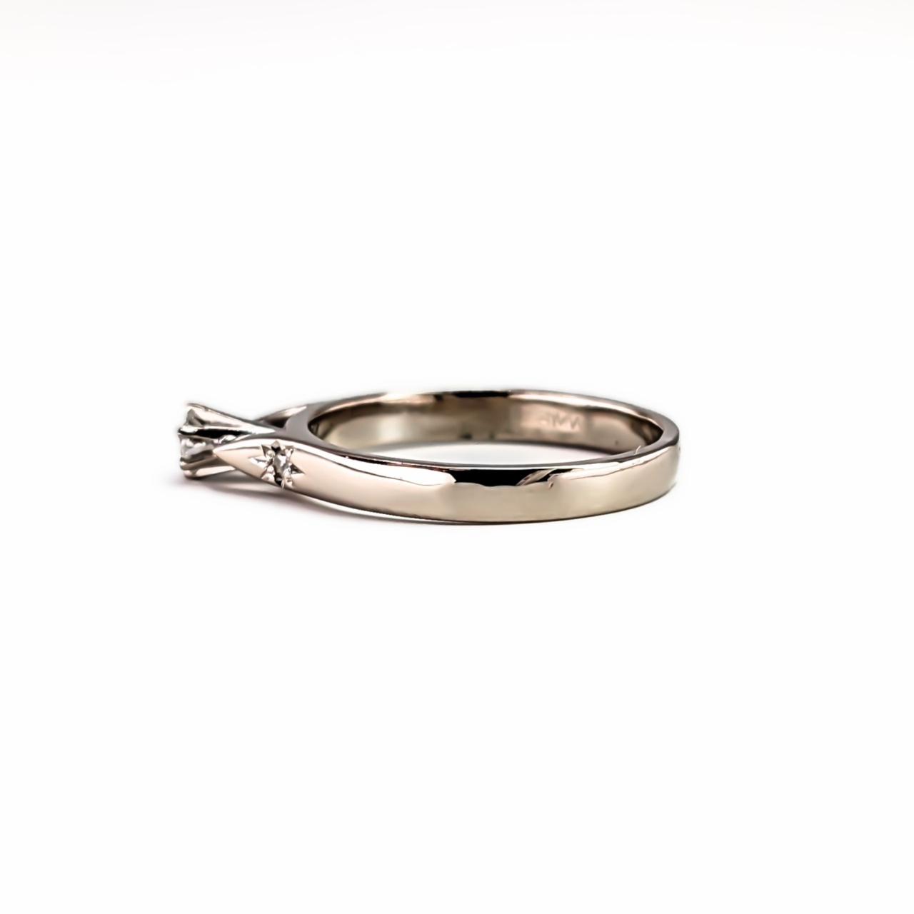 9ct White Gold Diamond Ring #68278 9ct White Gold Diamond Ring #68278 - Image 4