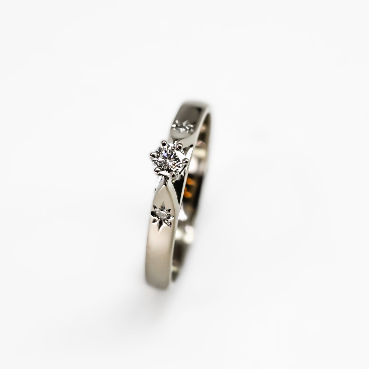 9ct White Gold Diamond Ring #68278 9ct White Gold Diamond Ring #68278 - Image 6