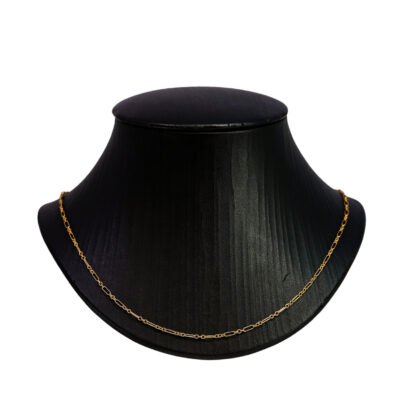 Monty's 9ct Yellow Gold Figaro Chain Necklace 55cm #68806