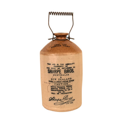 Monty's Antique Sharpe Bros Australia & New Zealand Stoneware Jar – 31cm #67074
