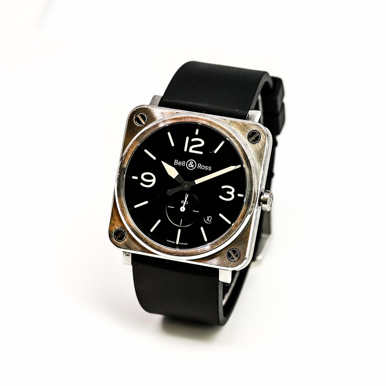 Bell & Ross BRS-64-S Quartz Stainless Steel Watch 39mm #68877 Bell & Ross BRS-64-S Quartz Stainless Steel Watch 39mm #68877 - Image 11