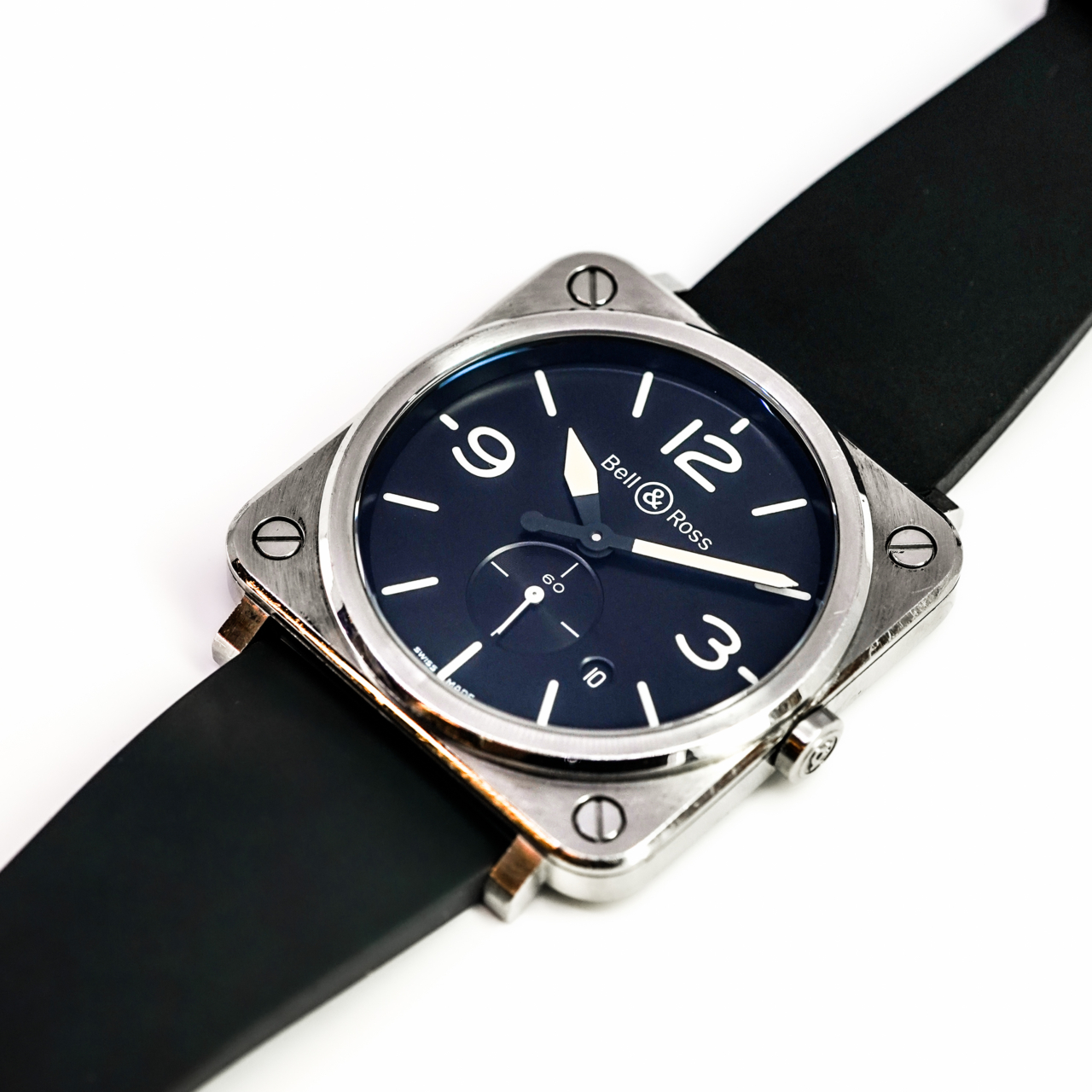 Bell & Ross BRS-64-S Quartz Stainless Steel Watch 39mm #68877 Bell & Ross BRS-64-S Quartz Stainless Steel Watch 39mm #68877 - Image 3