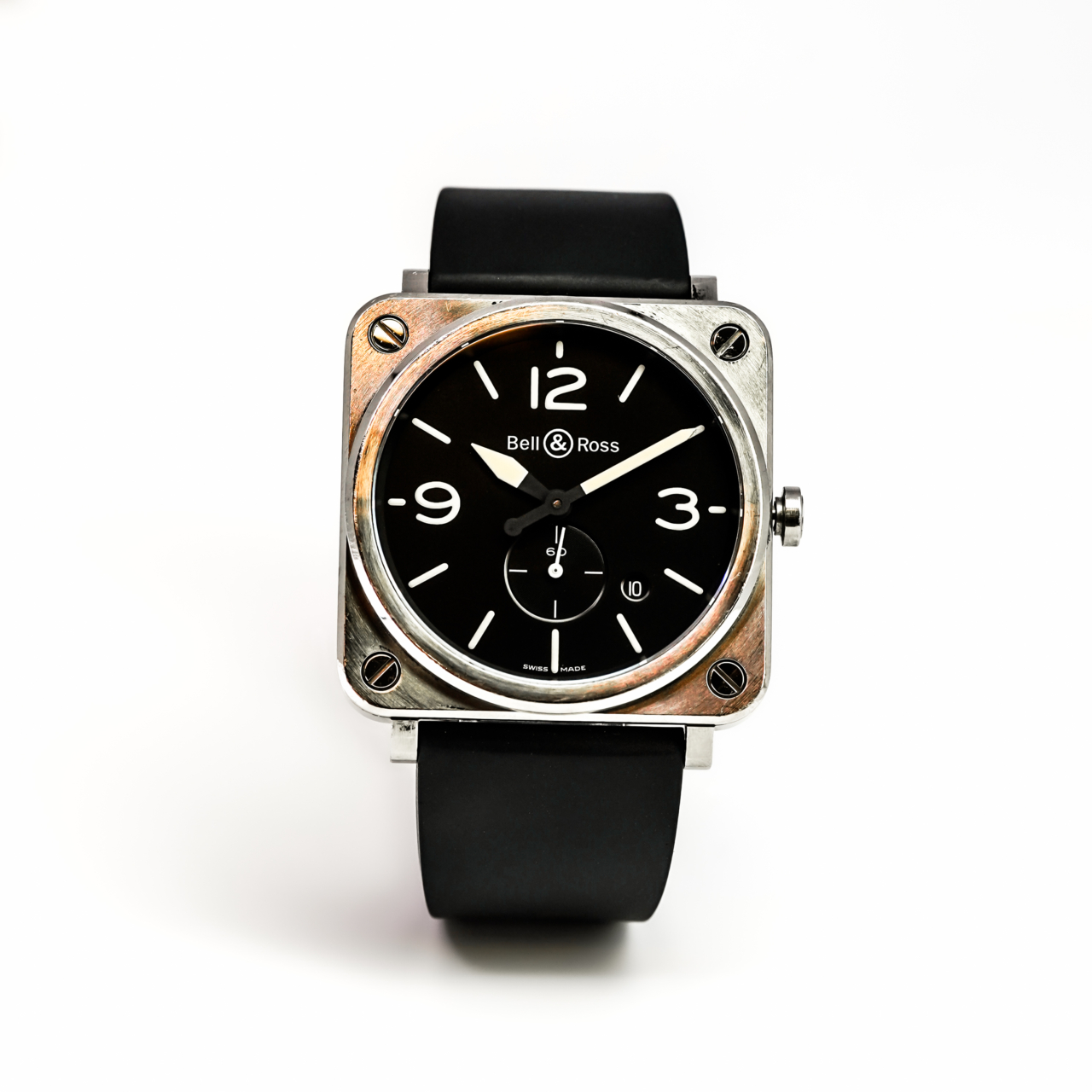 Bell & Ross BRS-64-S Quartz Stainless Steel Watch 39mm #68877 Bell & Ross BRS-64-S Quartz Stainless Steel Watch 39mm #68877 - Image 9