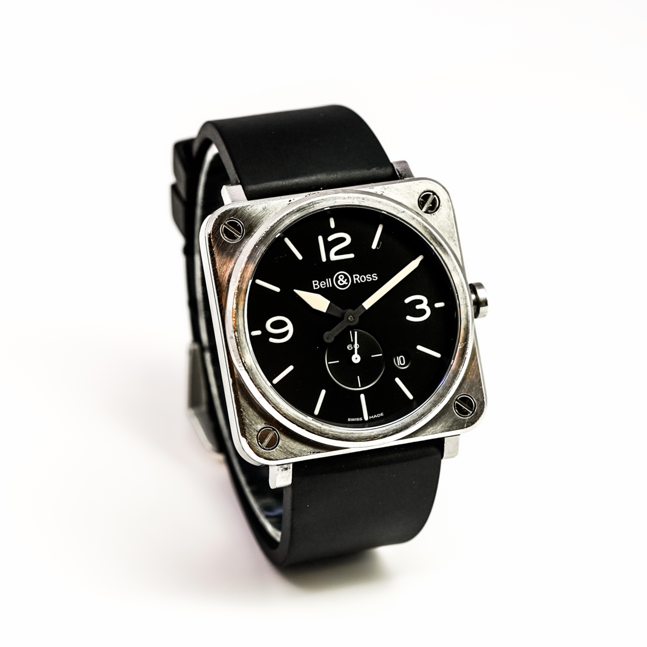 Bell & Ross BRS-64-S Quartz Stainless Steel Watch 39mm #68877 Bell & Ross BRS-64-S Quartz Stainless Steel Watch 39mm #68877 - Image 10