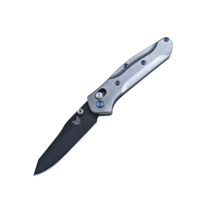 Benchmade Mini Osborne 945BK-1 Folding Knife With Flytanium Titanium Scales #68968