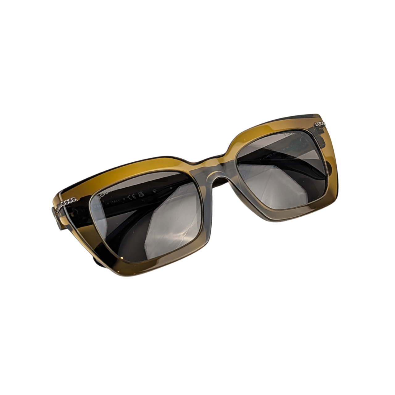 Chanel CH5509 Sunglasses – Brown Frame / Grey Lenses – Made in Italy – Case & Cloth #68523 Chanel CH5509 Sunglasses – Brown Frame / Grey Lenses – Made in Italy – Case & Cloth #68523 - Image 2