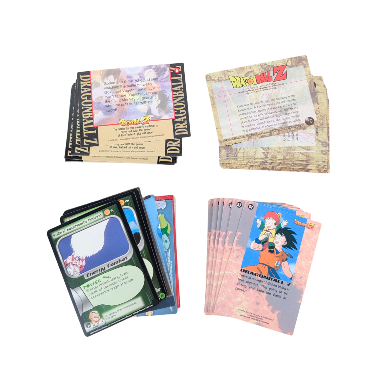 dragon ball z pokemon cards Card Collection – Mixed Lot (1996–1999) + Pokémon #63809-2 Goku Pokemon Card by HulktySSJ2