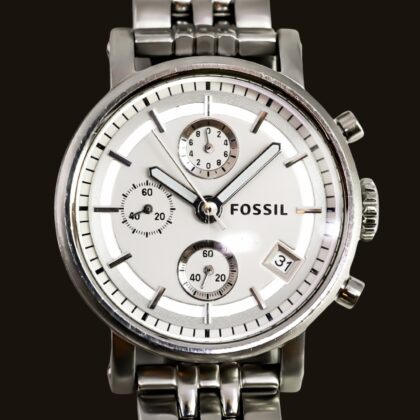 Fossil Women’s Boyfriend Chronograph Steel Quartz Watch ES2198 38mm #68431