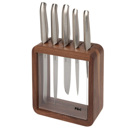 Furi Pro Vault 6 Piece Knife Block Set – Model 41375 – Brand New #68956