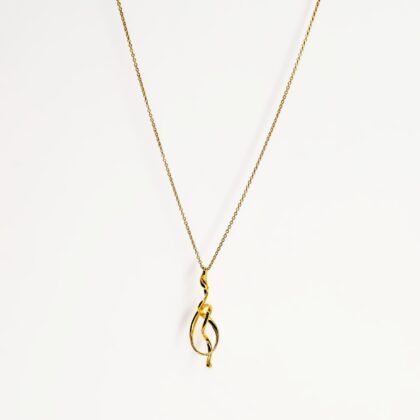 Georg Jensen 18ct Yellow Gold Necklace with Box and Receipt #68959