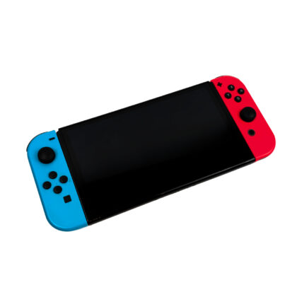 Nintendo Switch OLED Model HEG-001 Handheld Console 64GB Black – With Dock, Power Supply, Carry Case & Game #68395