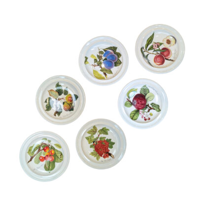 Portmeirion Pomona Bowls 6 x 18.5cm New In Box Vintage Fruit Print #68943