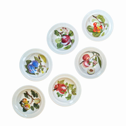 Portmeirion Pomona Set of 6 Oatmeal Bowls in Original Box #68942