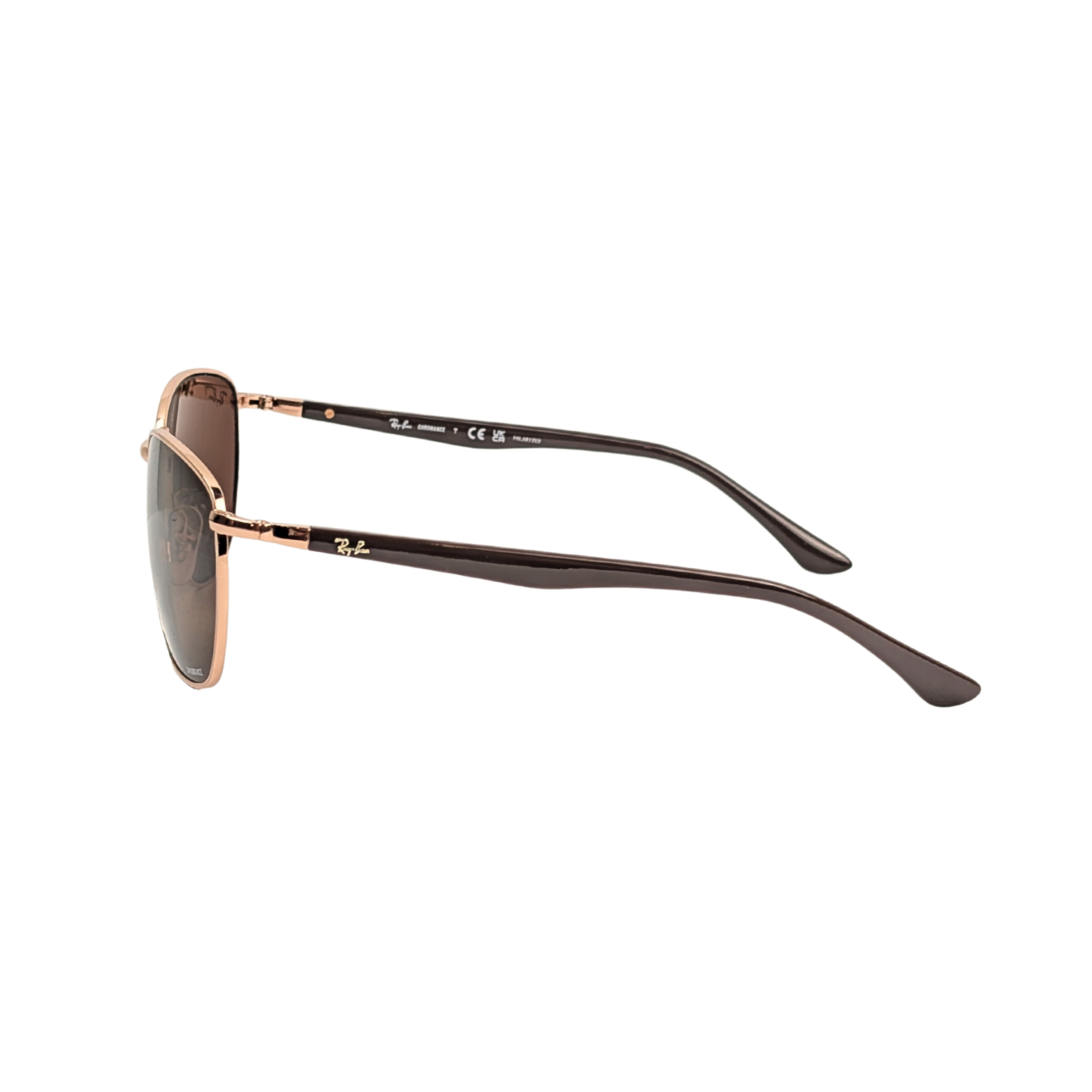 Ray-Ban RB3702 Sunglasses – Brown/Gold Frame With Brown 