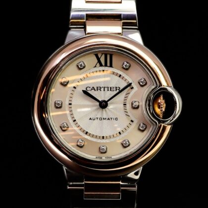 Cartier Ballon Bleu 33mm Two-Tone Automatic Watch #68293