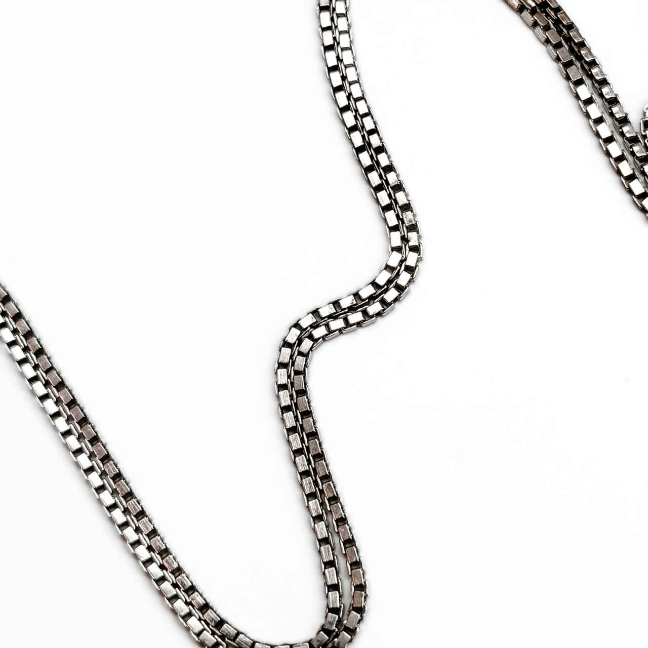 Sterling Silver Box Chain Necklace 50cm 1.5mm #68919 Sterling Silver Box Chain Necklace 50cm 1.5mm #68919 - Image 5