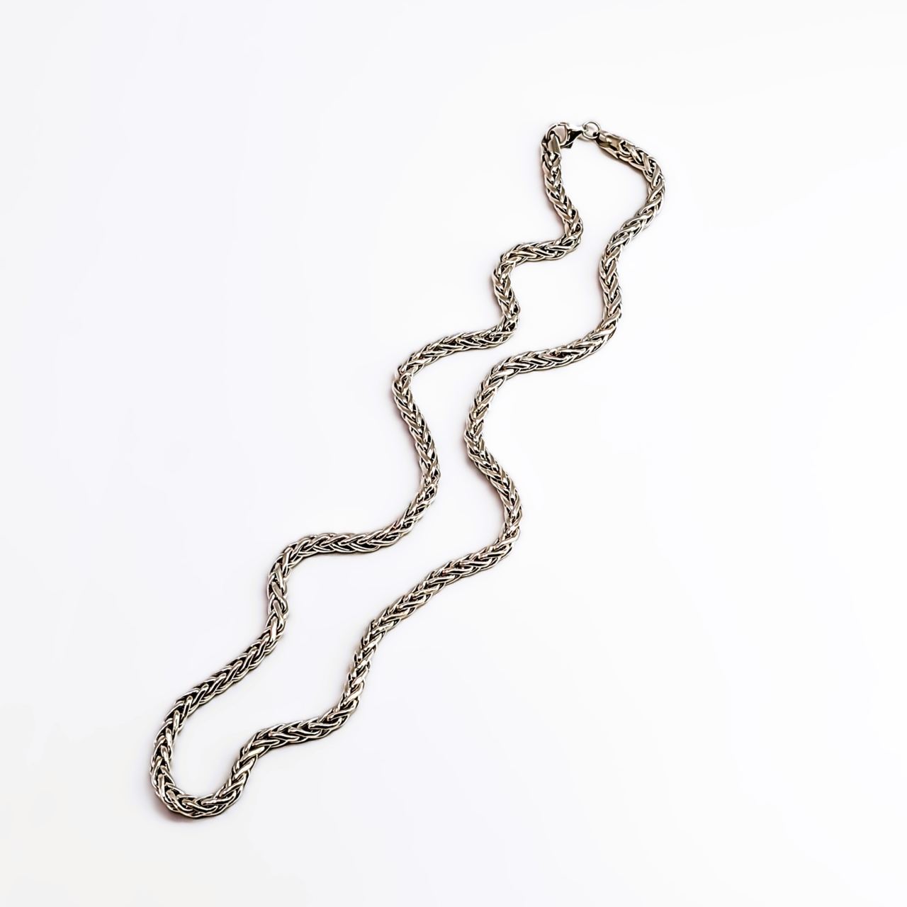 Sterling Silver Byzantine Necklace #68594 Sterling Silver Byzantine Necklace #68594 - Image 4