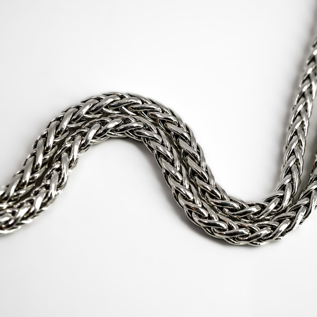 Sterling Silver Byzantine Necklace #68594 Sterling Silver Byzantine Necklace #68594 - Image 6