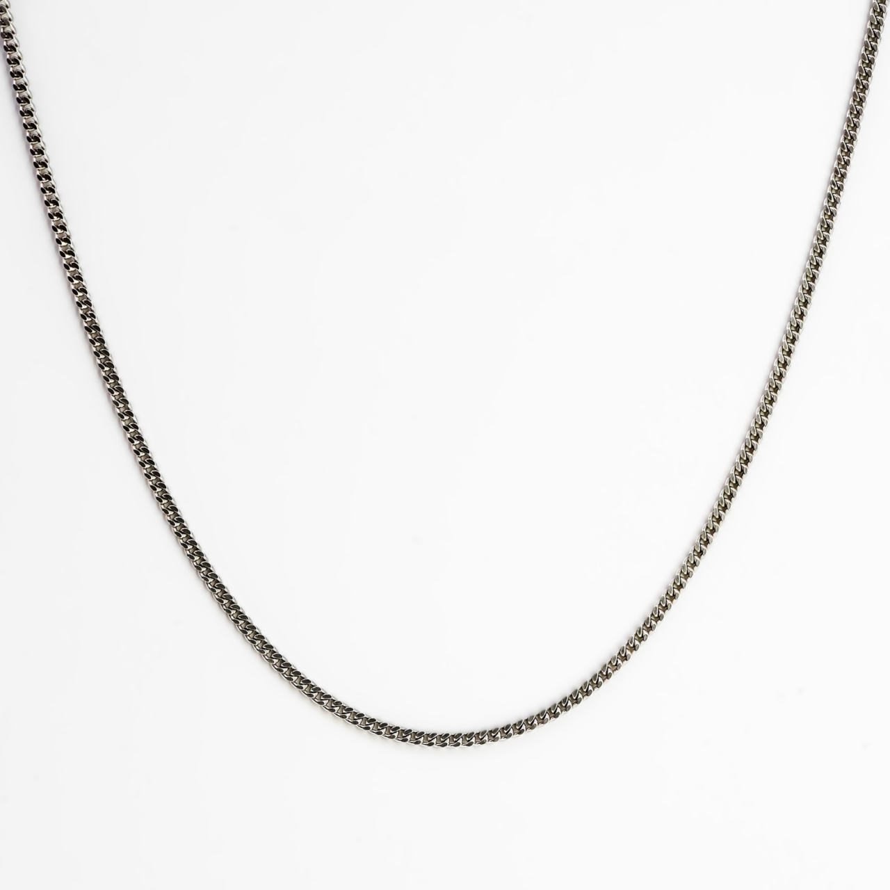 Sterling Silver Curb Link Chain Necklace #68878 Sterling Silver Curb Link Chain Necklace #68878 - Image 2
