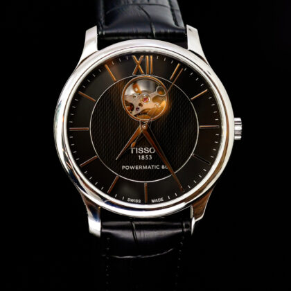 Tissot T063.907A Powermatic 80 Open Heart Tradition Automatic Watch #68269