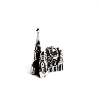 Vintage 800 Silver St. Stephen’s Cathedral Vienna 3D Travel Charm #68914-11