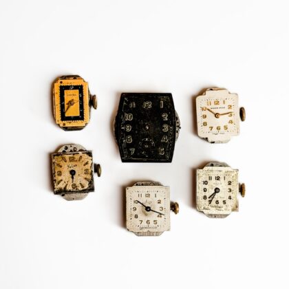 Vintage & Antique Watch Movements and Dials – Job Lot of 6 – Mixed Condition #0895-17