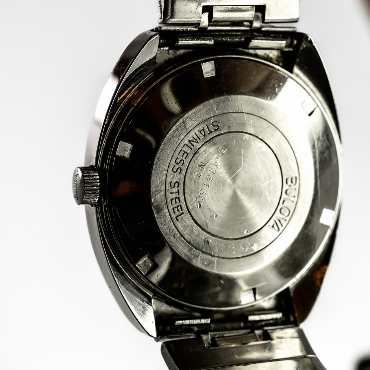 Vintage Bulova Automatic Watch Ref. 3-428130 Green Dial 36mm #68736 Vintage Bulova Automatic Watch Ref. 3-428130 Green Dial 36mm #68736 - Image 10