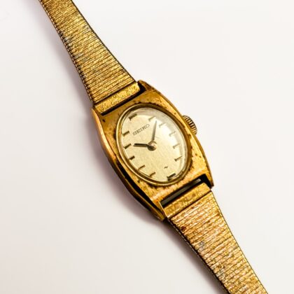 Vintage Seiko 11-7640 Manual Wind Ladies Watch 16mm #68805