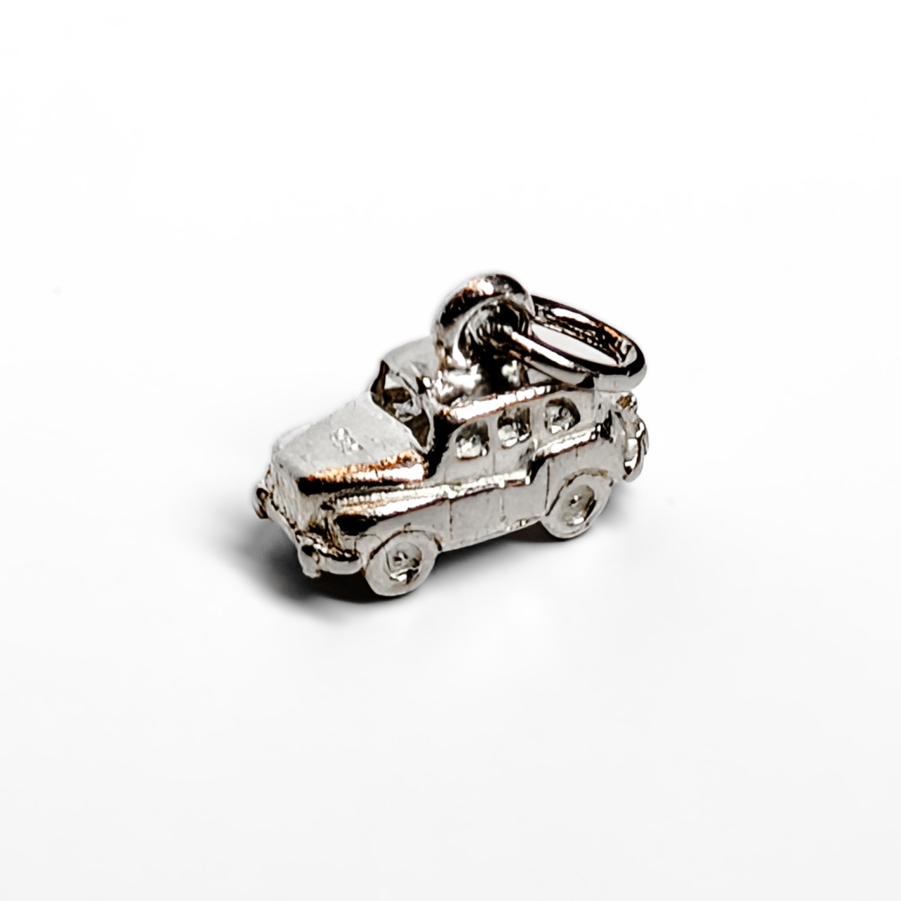 Vintage Sterling Silver Car Charm #68914-16