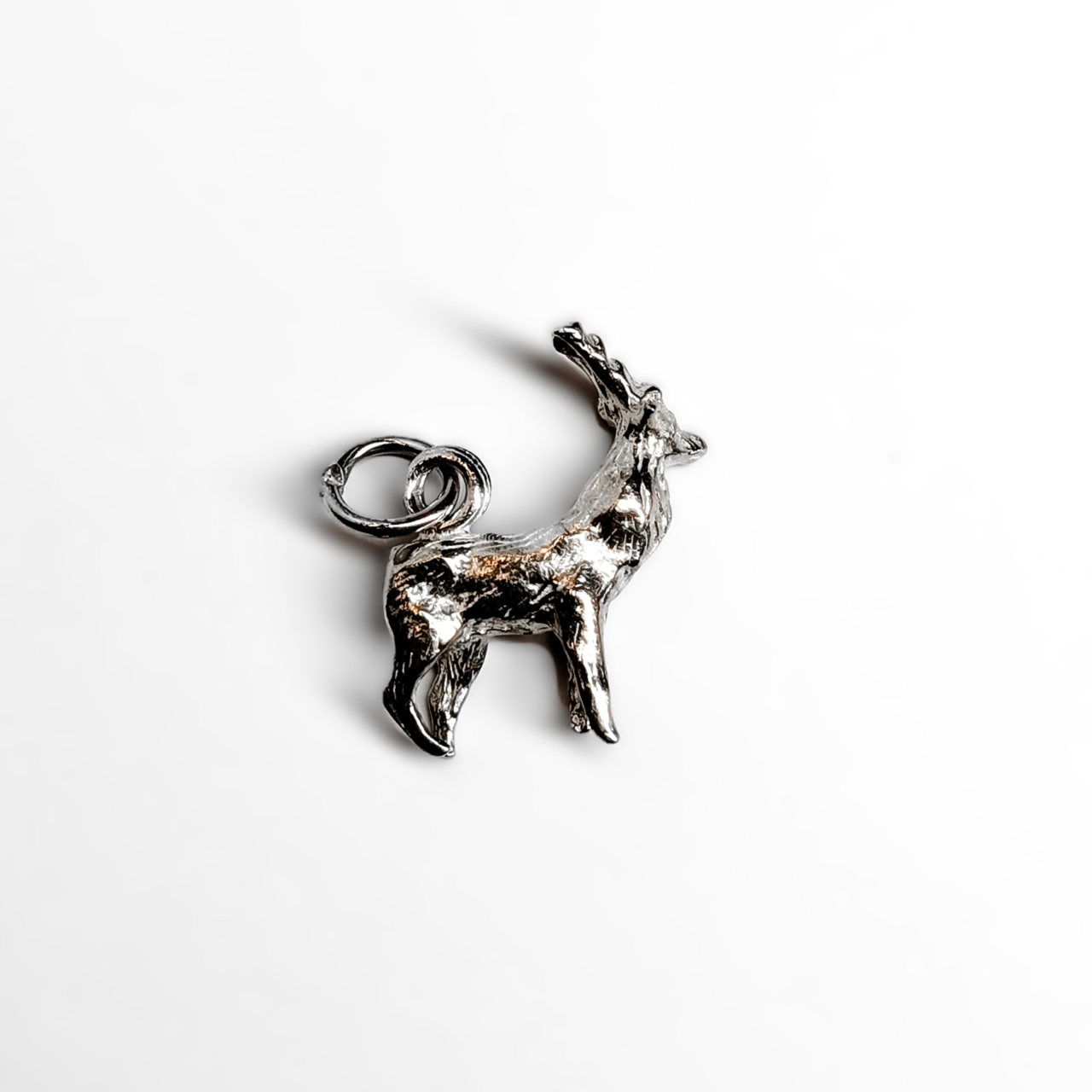 Vintage Sterling Silver Deer Charm #68914-7