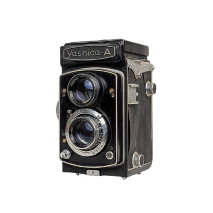 Vintage Yashica A Twin Lens Box Reflex Camera With Case #63238