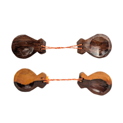 Wooden Castanets – 55mm Wide #68423-1