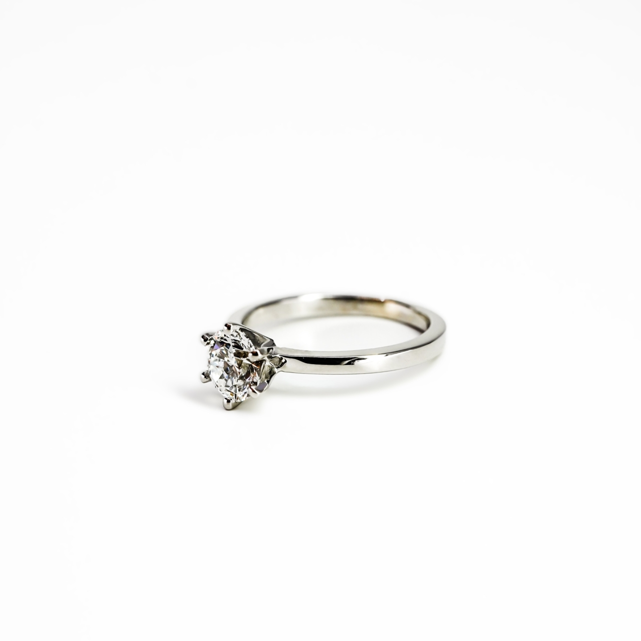 14ct White Gold 1.00ct Lab-Grown Diamond Solitaire Ring Size L #69171 14ct White Gold 1.00ct Lab-Grown Diamond Solitaire Ring Size L #69171 - Image 6