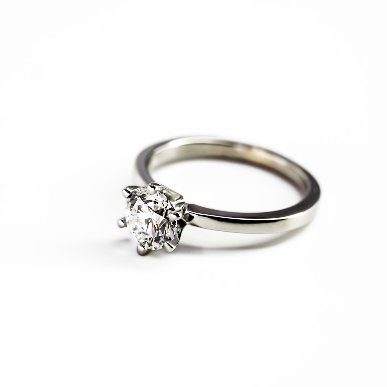 14ct White Gold 1.00ct Lab-Grown Diamond Solitaire Ring Size L #69171 14ct White Gold 1.00ct Lab-Grown Diamond Solitaire Ring Size L #69171 - Image 7