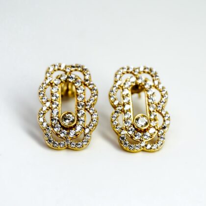 18ct Yellow Gold Moving Earrings #68842