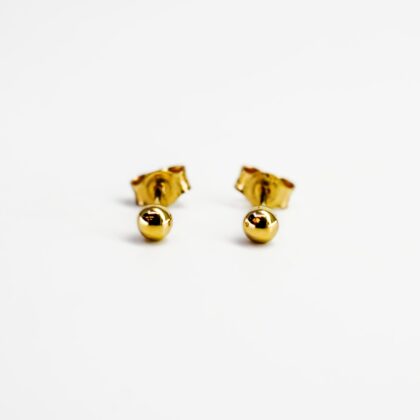 Monty's 9ct Yellow Gold Ball Stud Earrings 3.1mm #69195-1