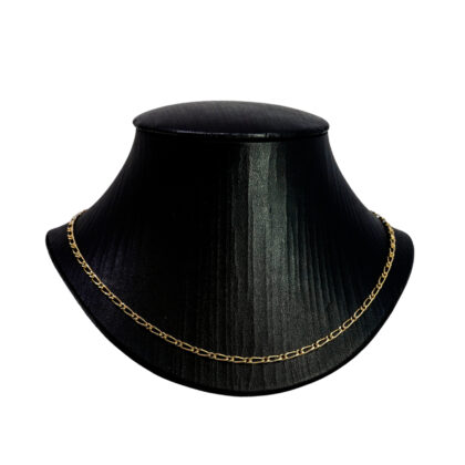 9ct Yellow Gold Figaro Link Chain Necklace #68691