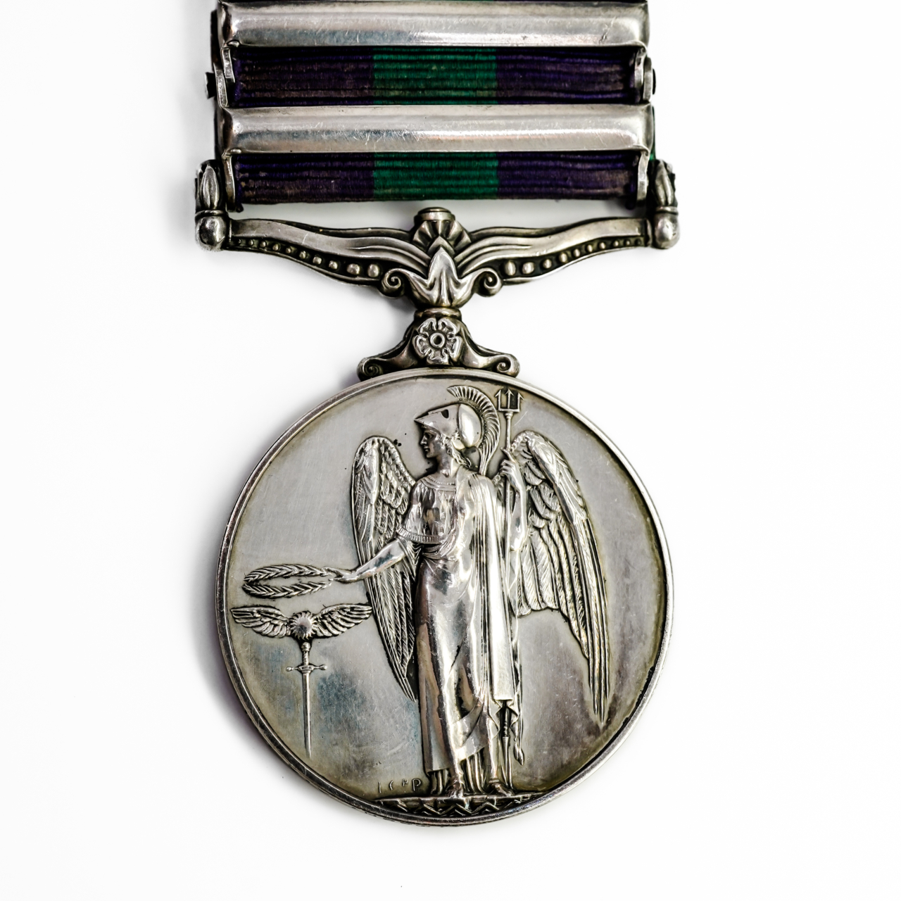 Great Britain General Service Medal Cyprus & Near East – Pte P. Kitson A. & S.H. #68181 Great Britain General Service Medal Cyprus & Near East – Pte P. Kitson A. & S.H. #68181 - Image 2