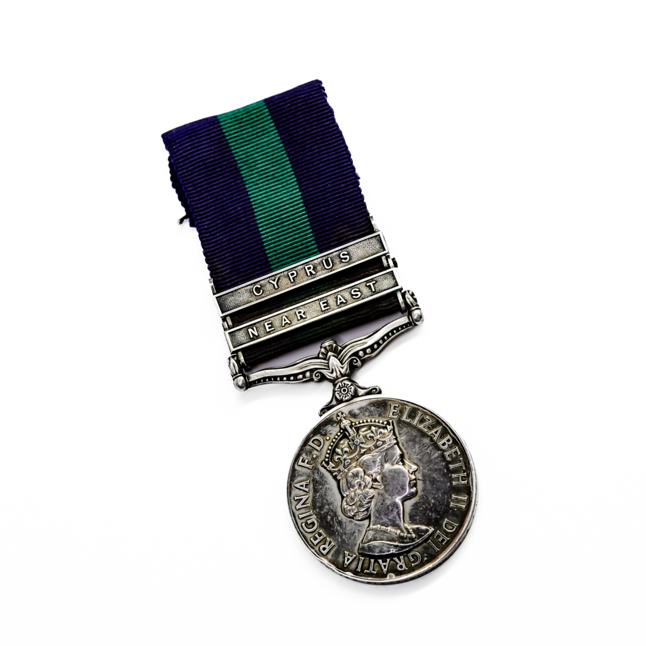 Great Britain General Service Medal Cyprus & Near East – Pte P. Kitson A. & S.H. #68181 Great Britain General Service Medal Cyprus & Near East – Pte P. Kitson A. & S.H. #68181 - Image 4