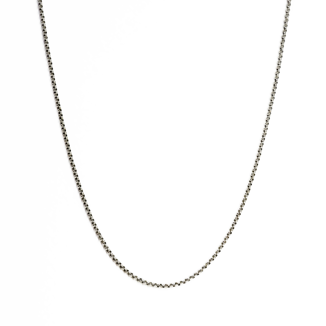 Sterling Silver Belcher Link Chain Necklace #68515